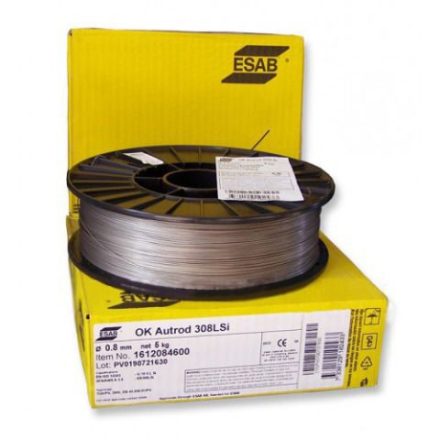 Esab OK 16.12 AUTROD 308 LSi hegesztő huzal 0,8mm 1kg/5kg