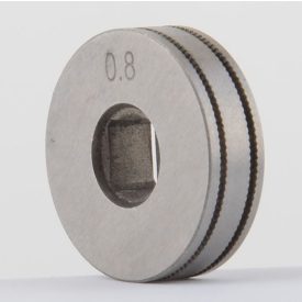   Huzaltoló görgő 0.8-0.9mm recézett, porbeles MICROFLUX-hoz 25x7,25x7,2