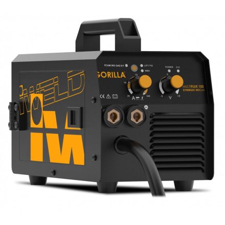 IWELD GORILLA MULTIFLUX 153 SYNERGIC NOGAS porbeles kombi hegesztő inverter