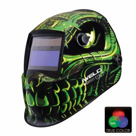   IWELD NORED EYE 3 Automata hegesztő fejpajzs (zöld-koponya)
